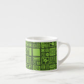 Tasse Expresso Motif Tiki (Droite)