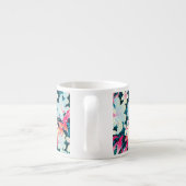 Tasse Expresso Motif tropical coloré (Dos)
