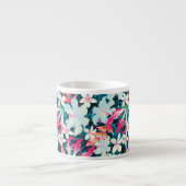 Tasse Expresso Motif tropical coloré (Devant)
