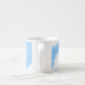Tasse Expresso Motivation des oiseaux bleus (Dos)