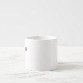 Tasse Expresso moustache simple (Devant)