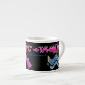 Tasse Expresso "Mug de table périodique ennuyeux" (Devant droit)