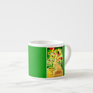Tasse Expresso Mug-Vintage voyage-Espagne