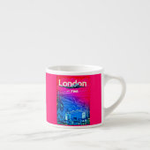 Tasse Expresso Mug-Vintage voyage-Londres (Droite)
