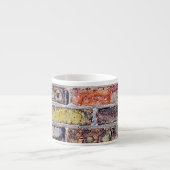Tasse Expresso Mur en briques (Devant)