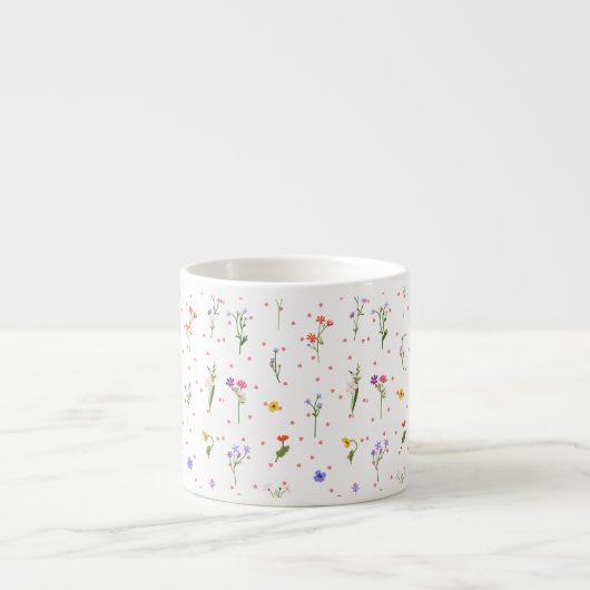 Tasse Expresso Musique Espresso Fleur (Devant)