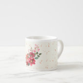 Tasse Expresso Musique Espresso Rouge (Devant droit)