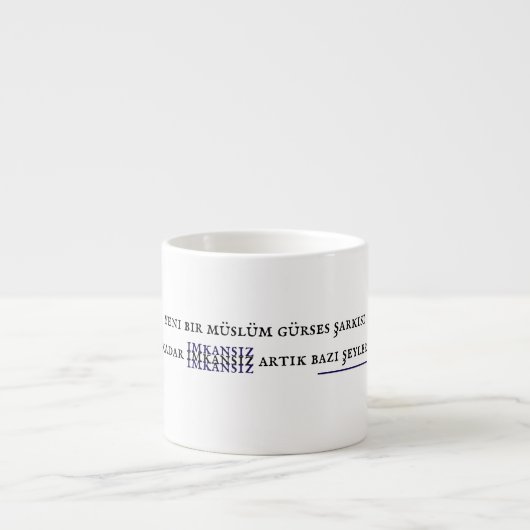 Tasse Expresso Muslum Gurses Kupa Bardak (Devant)