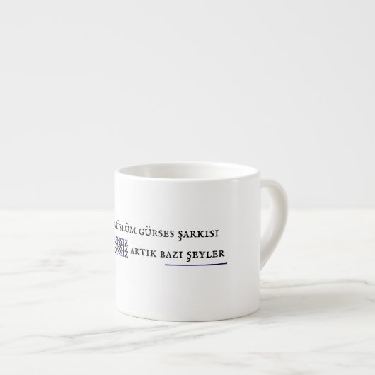 Tasse Expresso Muslum Gurses Kupa Bardak (Devant droit)