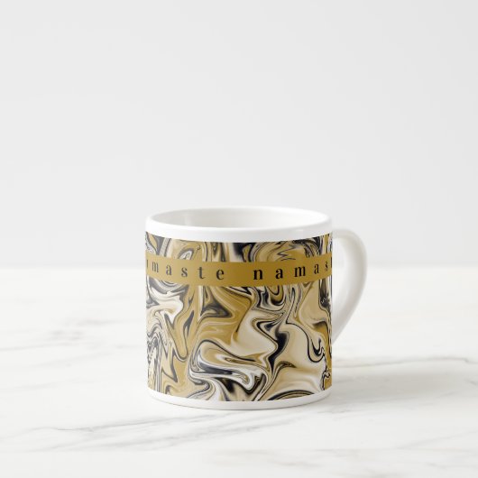Tasse Expresso Namaste Typographie (Devant droit)