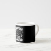 Tasse Expresso Napping Est Mon Cardio Simple Drôle Design Chat (Devant droit)