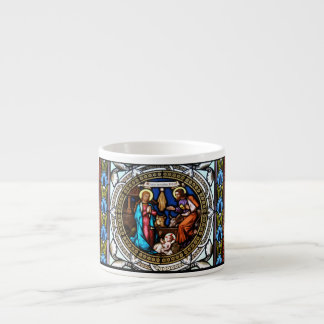 Tasse Expresso Nativité de fenêtre de chapelle de Mehrerau Colleg