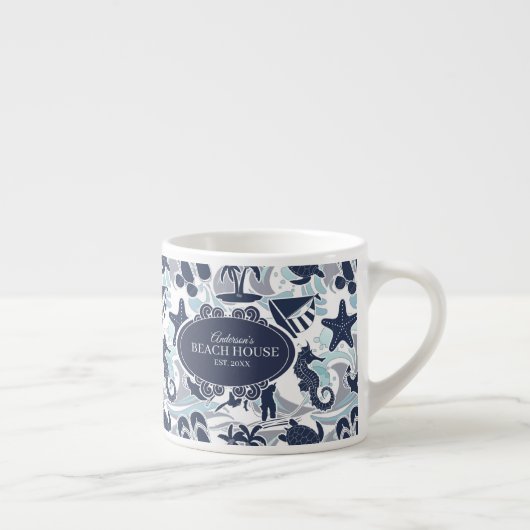 Tasse Expresso Nautical Beach (Droite)