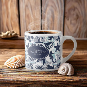 Tasse Expresso Nautical Beach