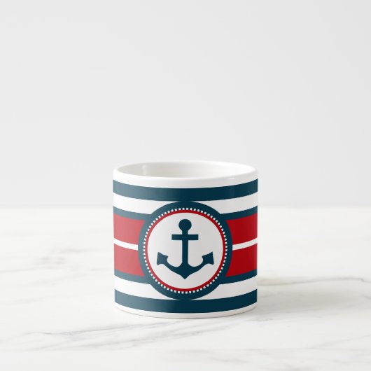 Tasse Expresso Nautical design (Devant)