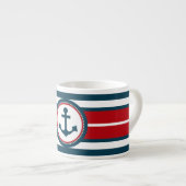 Tasse Expresso Nautical design (Devant droit)