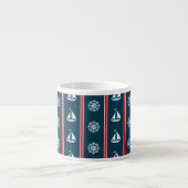 Tasse Expresso Nautical design (Devant)