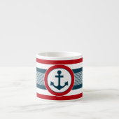 Tasse Expresso Nautical design (Devant)