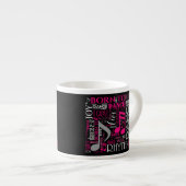 Tasse Expresso Né à Dance Pink ID277 (Devant droit)