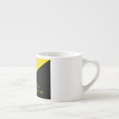 Tasse Expresso Ne marchez pas sur moi le drapeau d'anarchiste (Droite)