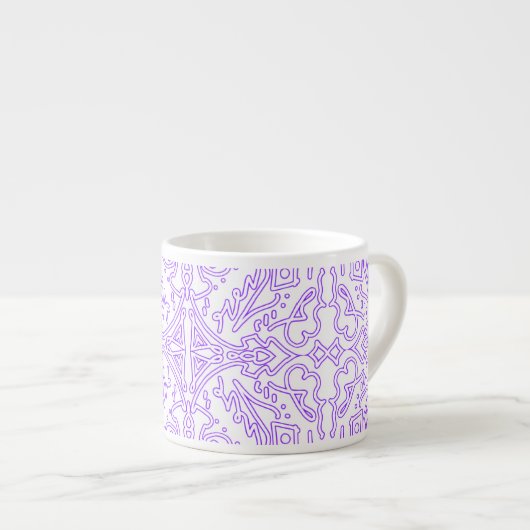 Tasse Expresso Nébuleuse Mystique Lilas (Devant droit)