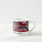 Tasse Expresso Neige de SONB sur des baies ; Personnalisable (Droite)