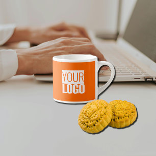 Tasse Expresso Neon orange - ajouter logo -promo