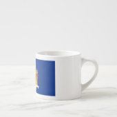 Tasse Expresso New York : The Empire State, Home Big Apple Flag (Droite)
