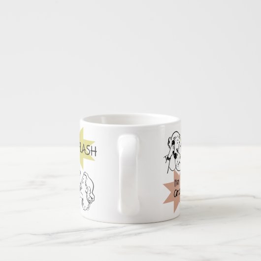 Tasse Expresso Newsflash Je suis un cadeau Gram (Dos)