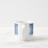 Tasse Expresso Noël bonhomme de neige SlipperyJoe foulard vert m (Dos)