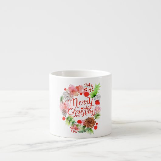 Tasse Expresso Noël, c'est le moment d'être joyeux (Devant)