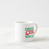 Tasse Expresso noël commence avec christ-15523 (Devant droit)