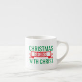 Tasse Expresso noël commence avec christ-15523 (Droite)