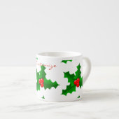 Tasse Expresso Noël Vert et rouge saint Thunder_Cove (Devant droit)