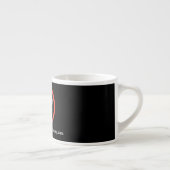 Tasse Expresso Noir moderne customisé professionnel (Droite)