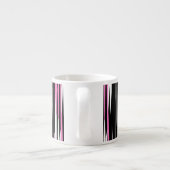 Tasse Expresso Noir rose et blanc (Dos)