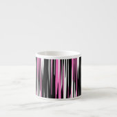 Tasse Expresso Noir rose et blanc (Devant)