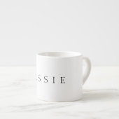 Tasse Expresso Nom classique (ou mot) (Devant droit)