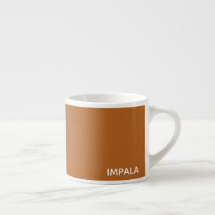Tasse Expresso Nom de couleur brun Impala