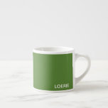 Tasse Expresso Nom de la couleur verte Loerie<br><div class="desc">Nom de la couleur verte Loerie</div>