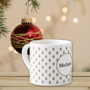 Tasse Expresso Nom, Vacances d'hiver Bonhomme en pain d'épices 6o