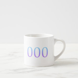 Tasse Expresso Nombre d'ange 000 - Unicité