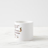 Tasse Expresso Non mes singes, non mon cirque (Devant)