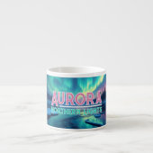Tasse Expresso Northern Lights Aurora Borealis (Devant)