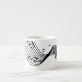 Tasse Expresso Notes de musique (Devant)