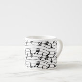 Tasse Expresso Notes de musique  (Devant droit)