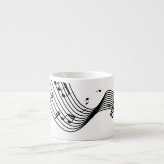 Tasse Expresso Notes musicales (Devant)