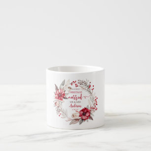 Tasse Expresso Notre premier mariage de Noël