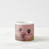 Tasse Expresso nounours avec ruban (Devant)