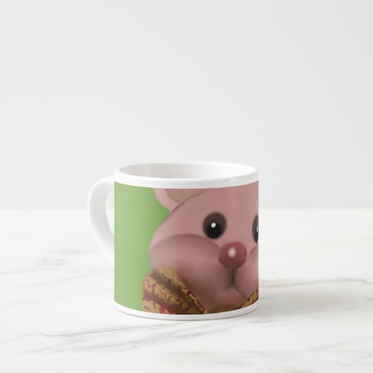 Tasse Expresso nounours avec ruban (Devant gauche)